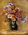 anémonas flor Pierre Auguste Renoir